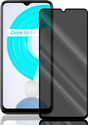 A smartphone screen protector is shown next to a smartphone.