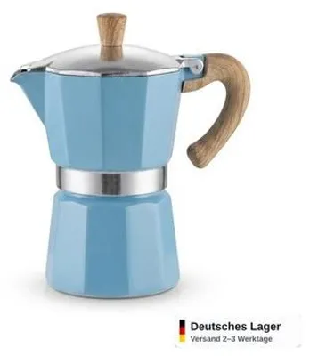 Produktbild von Espressokocher 3 Tassen Aluminium Mokkakanne Herdplatte Kaffeekanne