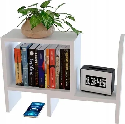 Zdjęcie produktu dla Półka narożna - 34-65x17x37 cm - biała - modułowa - elastyczna - 4 opcje montażu - półka kuchenna