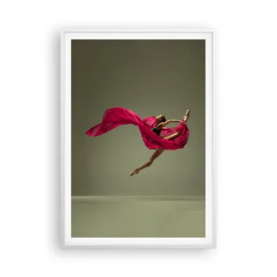 Produktbild von Gerahmtes Poster - Weißer Rahmen - Tänzer Ballett Künstler - 70x100 cm - Wand Bild - Wanddeko - Wandbilder - Kunstposter - Wandposter - Bilderrahmen - Bilder - Kunstdruck - P2WPA70x100-5037