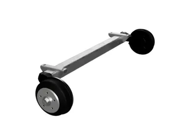 Immagine prodotto di Assale per rimorchio 1350kg frenato a=1000mm 5x112 adatto per ALKO/BPW KNOTT