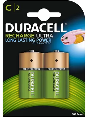 Obrázok produktu pre Nabíjateľná nikel-metalhydridová (NiMH) batéria Duracell Ultra C