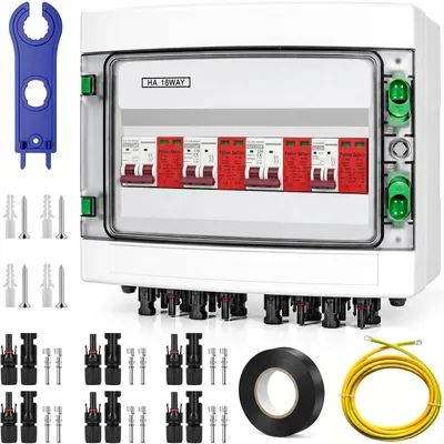 PV-Überspannungsschutz 32A DC500V IP65, 4-in-4-out