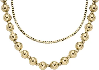 Immagine prodotto di Fossil JA7248710 Damen Collier Messing Oro 46 cm