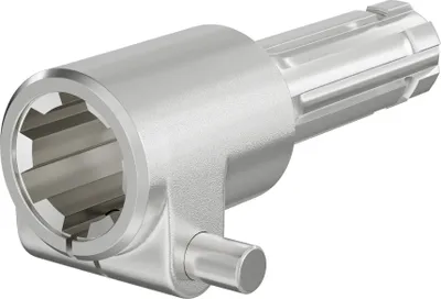 Obrázek produktu pro Kloubový hřídel, kloubový hřídel 140 mm s drážkovaným uložením hřídele 1 3/8" Z6 pro výstupní hřídel 1 1/8" Z6 traktoru