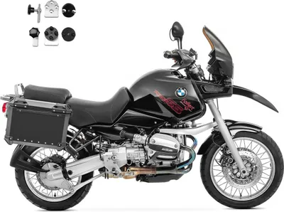 Image de Kit valise en alu + adaptateur adapté à BMW R 1100 GS / R 1150 GS / Advent