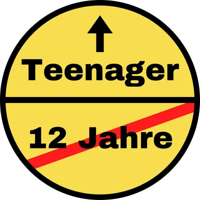 Produktbild von Tortenaufleger essbar 12 Jahre/Teenager 20cm Fondant