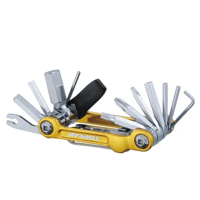 Zdjęcie produktu dla Narzędzie wielofunkcyjne Topeak Mini 20 Pro, 23 funkcje, narzędzie do naprawy rowerów, złote