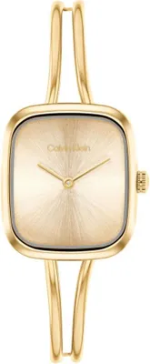 Image de Zegarek damski CALVIN KLEIN 25100132 złoty bransoleta sztywna – bangle