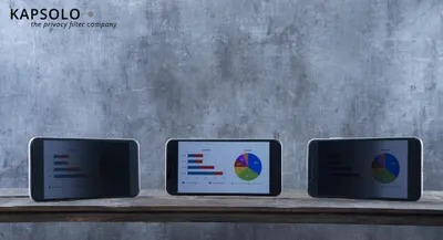 Produktbild von KAPSOLO Blickschutzfilter Displayglas, vollflächiges gehärtetes Privacy Schutzglas / Temperglas mit abgerundete Kanten, schützen sie ihre sensiblen und privaten Daten vor unerwünschten Blicken für Apple iPhone X, Apple, iPhone X