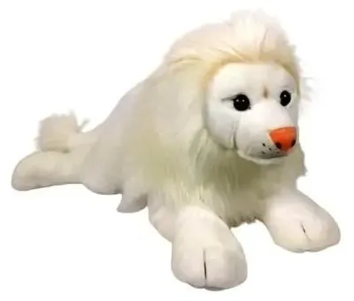 Immagine prodotto di Orsacchiotto morbido a forma di leone, colore bianco, 60 cm