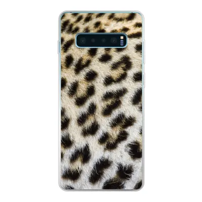 Produktbild von MuchoWow® Handyhülle Schutzhülle Hülle für Samsung Galaxy S10 Lite Nahaufnahme Mantel Leopard Silikon Softcase Handy Hülle - Schutz