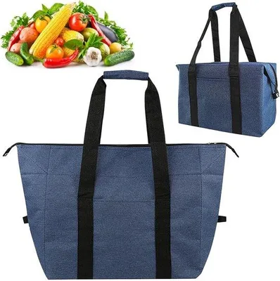 Immagine prodotto di Borsa termica portatile isolata e impermeabile - 10 L - Mantiene gli alimenti freschi e freddi - Ideale per il campeggio e i picnic - Borsa termica isolata, ermetica e fresca - 30x17x21,5 cm