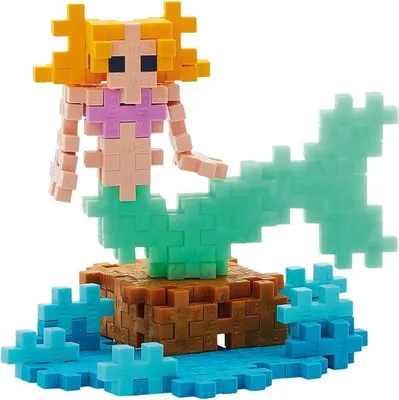 Immagine prodotto di Plus-Plus 100 tubi di blocchi di costruzione creativa sirena