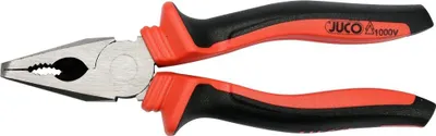 Zdjęcie produktu dla JUCO 5906372851613, Obcęgi, Czerwony, 1000 V, 180 mm, 270 g