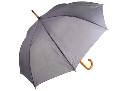 Produktbild von Edco Regenschirm brauner Griff 51707 Stockschirm automatik braun, 8 Streben