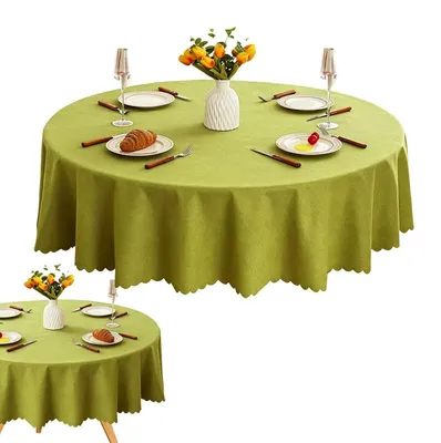 Produktbild von Tischdecke Rund Fruchtgrün 120 cm Polyester