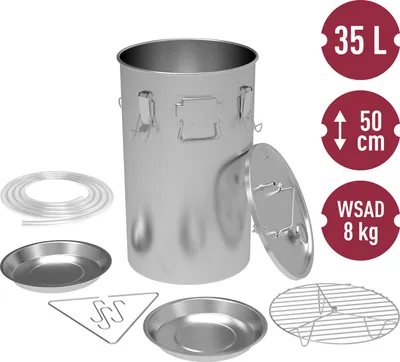 Produktbild von Browin Räucherofen Im Topf, 35 L, Für Gasherd