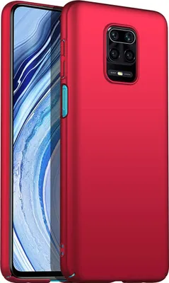 Produktbild von Redmi Note 9 Pro Hülle, LaimTop Ultra Dünn Hart PC Matt Handyhülle Anti-Slip Anti-Fingerabdruck Schutzhülle für Xiaomi Redmi Note 9S / 9 Pro / 9 Pro Max Rot