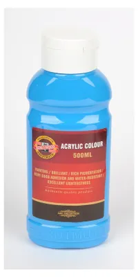 Produktbild von Acrylfarbe 500ml Tube - Cyan Blue / 0405 -