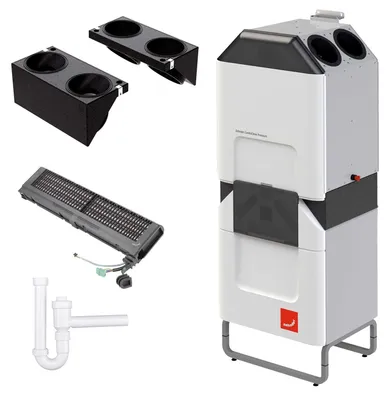 Zdjęcie produktu dla Zehnder ComfoClime Cool Pakiet podstawowy 24 z urządzeniem wentylacyjnym ComfoAir Q350 TR