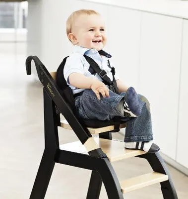 Produktbild von HandySitt-Kinderstuhl, schwarz lackiert und schwarz