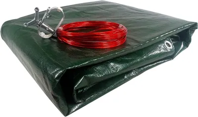Produktbild von Poolabdeckplane für Oval- und Achtformbecken mit 180 g/m²