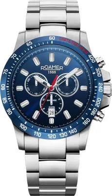 Produktbild von Roamer Herren Uhr Chronograph Quarz 861837 41 45 20 Rimini Edelstahl