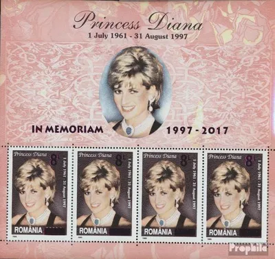 Produktbild von Briefmarken Rumänien 2017 Mi 7267 Kleinbogen (kompl.Ausg.) postfrisch Prinzessin Diana