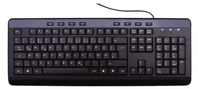 Produktbild von MEDIARANGE Tastatur Multimedia Keyboard black QWERTY GR - Tastatur - QWERTY