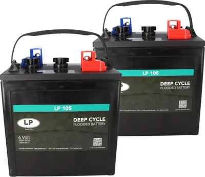 Immagine prodotto di 2x batteria di trazione Landport LP 105 6V 225Ah Deep Cycle (12V)