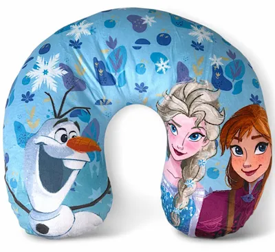 Produktbild von Reisekissen Frozen - Kinder Nackenhörnchen - Disney Nackenkissen 37x30x10 cm