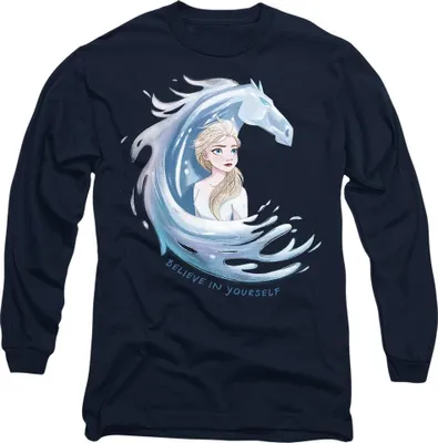 Produktbild von Frozen - "Believe In Yourself" T-Shirt für Herren/Damen Uni TV14598 (M) (Marineblau)