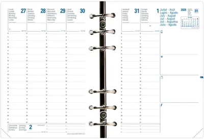 Immagine prodotto di QUO VADIS Ricarica 2017/2018 per organizzatore Compactimer