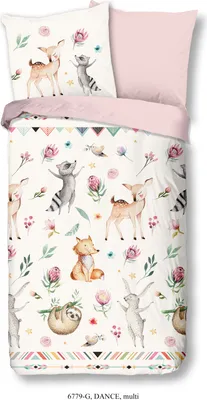 Produktbild von Duvet cover Good Morning 135x200 + 1* 80x80 cm - animals