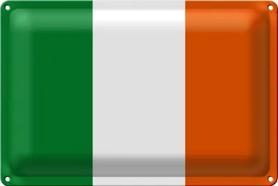Produktbild von Blechschild Flagge Irland 30x20cm Flag of Ireland