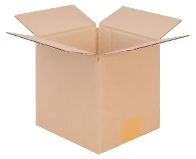 Produktbild von 25 Faltkartons 150 x 150 x 150 mm Versandkartons aus Wellpappe 1 wellige Kartonverpackungen KK 06