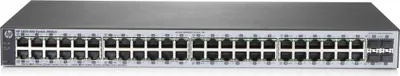 Produktbild von Hewlett Packard Enterprise OfficeConnect 1820 48G, Managed, L2, Gigabit Ethernet (10/100/1000), Vollduplex, Rack-Einbau, 1U