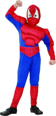 Immagine prodotto di Costume da eroe ragno con muscoli taglia 110/120cm (festa, festa in maschera)