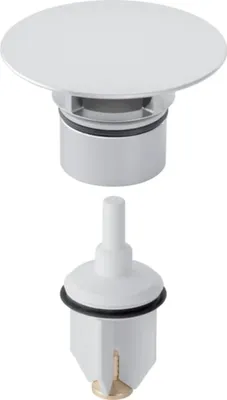 Immagine prodotto di Geberit Clou Coperchio scarico con tappo cromato lucido 240750, 1 pz.