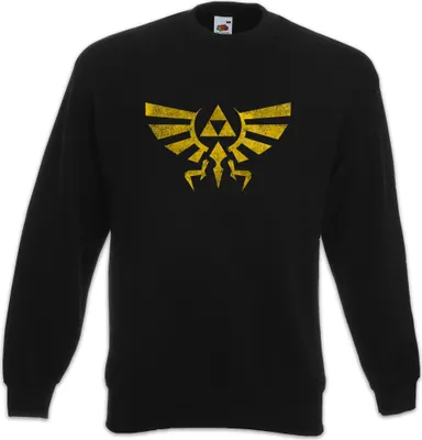 Produktbild von Urban Backwoods Triforce Vintage Logo, Sweatshirt, Farbe: Schwarz, Größe: 5XL