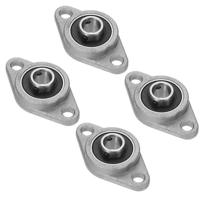 Immagine prodotto di Boccole a cuscinetto da 5/16 di pollice / 8 mm di diametro, 4 pezzi, realizzate in lega di zinco e acciaio