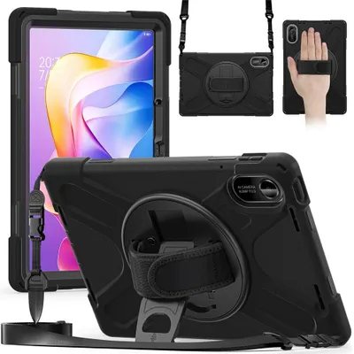 Produktbild von Xiaomi Redmi Pad 2 Hülle - Coverup Heavy Duty Case mit Schultergürtel - Schwarz