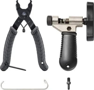 Produktbild von Famanu Fahrradkettenwerkzeug, Kettenverschlusszange + Kettenverbindungswerkzeug - für 6/7/8/9/10-Gang