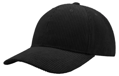 Immagine prodotto di Atlantis Headwear - Cappellino da baseball "Cordy" in materiale riciclato LT2085 (taglia unica) (nero)