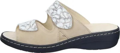 Produktbild von Dr. Brinkmann Chelva Pantoletten Hochwertiges Leder, Bequemer Keilabsatz für Eleganz, Schlupfschuh mit Marken-Komfort