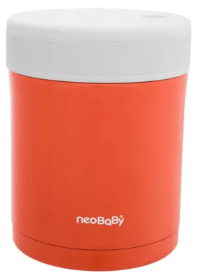 Image de Thermos pour bébé en acier inoxydable avec 2 compartiments