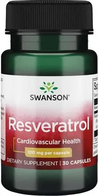 Zdjęcie produktu dla Resweratrol 100 mg 30 kapsułek Swanson Health Products