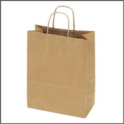 Obrázek produktu pro Velké hnědé papírové tašky – rozměry 41x32x12 cm – balení 250 kusů
