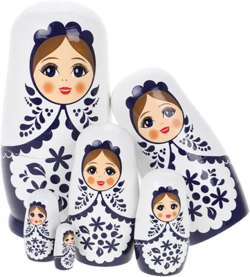 Productafbeelding van Matrioshka-spel romachka-pop knuffeldier - Kinderen Russische ambachten traditionele